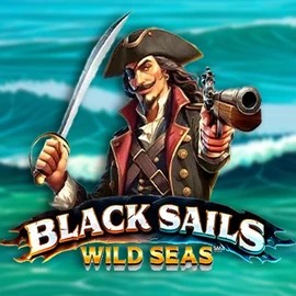 Black Sails Wild Seas slot logo by Infinity Dragon Studios at Donbet Casino